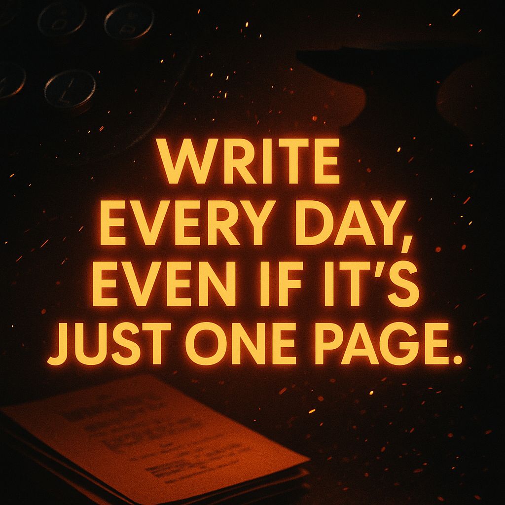 scriptforgeapp's tweet image. One page a day keeps the empty screenplay away. Build the habit, not the masterpiece. Script Forge helps shape your script with pro screenwriting tips and smart feedback tools.
#amwriting, #screenwriting, #writerslife, #writingtips, #scriptchat, #writedaily