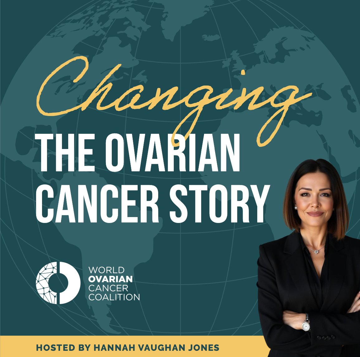 OvCancerDay's tweet image. We are thrilled to announce Hannah Vaughan Jones as the host of our new podcast series Changing the Ovarian Cancer Story. 🎙️

📌 Stay tuned for a podcast trailer coming next week!
#NoWomanLeftBehind #EvidenceToAction #Podcast