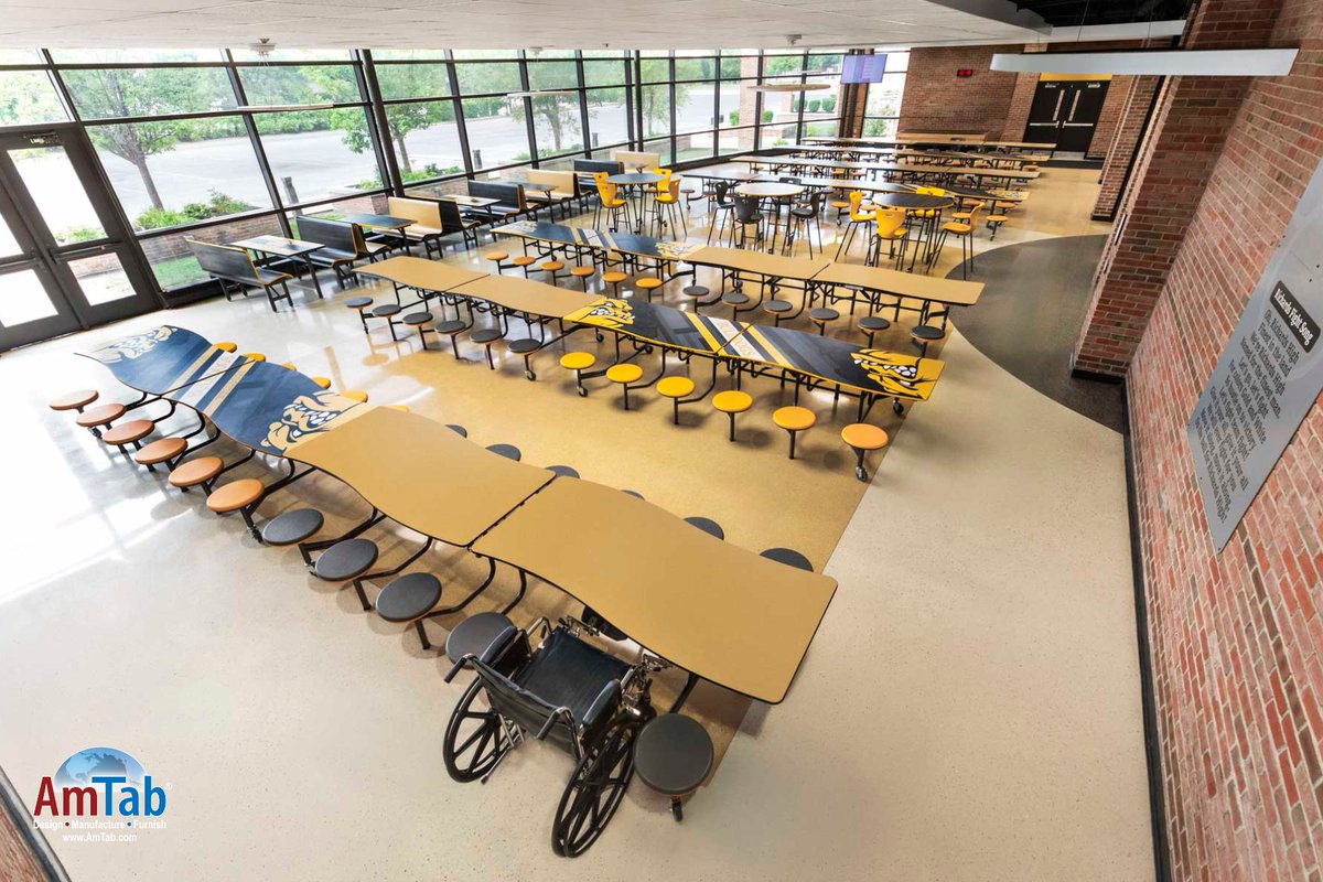 AmTab's tweet image. Proudly Made in America. Built for Every Student. ✨

At AmTab, we believe school dining commons should accommodate community while supporting every student’s needs.

Contact us today to get your district ready with AmTab’s American Made Solutions
👉 linktr.ee/amtabmfg