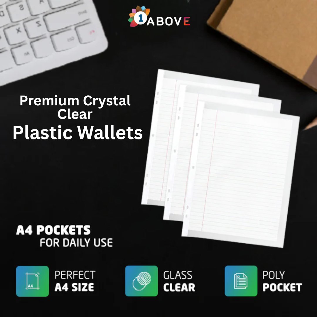 1aboveeshop's tweet image. Keep your documents neat, safe &amp;amp; crystal clear! Our Premium A4 Plastic Wallets perfect for daily use.📑

🔥Offer: 10% SALE &amp;amp; Free Shipping!

Shop Now🛒oneabove.co.uk/products/premi…

#SmartStorage #OfficeEssentials #PlasticWallets #StayOrganized #OnlineShopping #1AboveEshop #UK