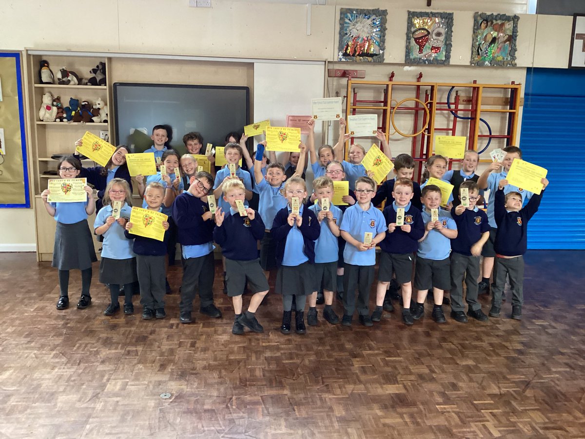 Well done to this weeks certificate winners <a href="/OURLADYSASPULL/">Our Lady's Aspull</a>