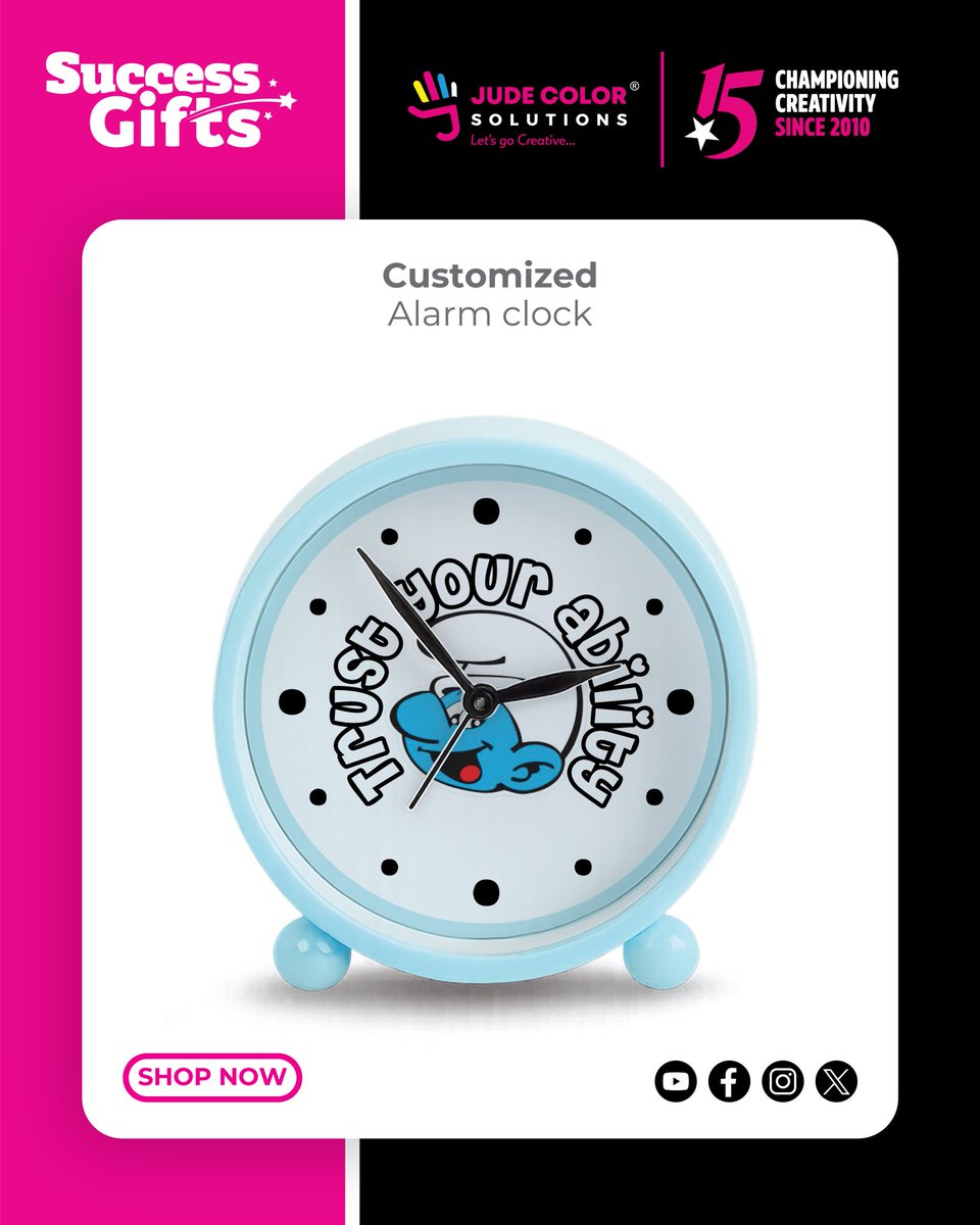 jude_color's tweet image. No snooze button on success, candidates!
📖 Alarm set? Books ready? Future secured!
#AlarmClocks #JCS #SuccessSeason2025 #15YearsOfChampioningCreativity #JudeColorSolutions #LetsGoCreative