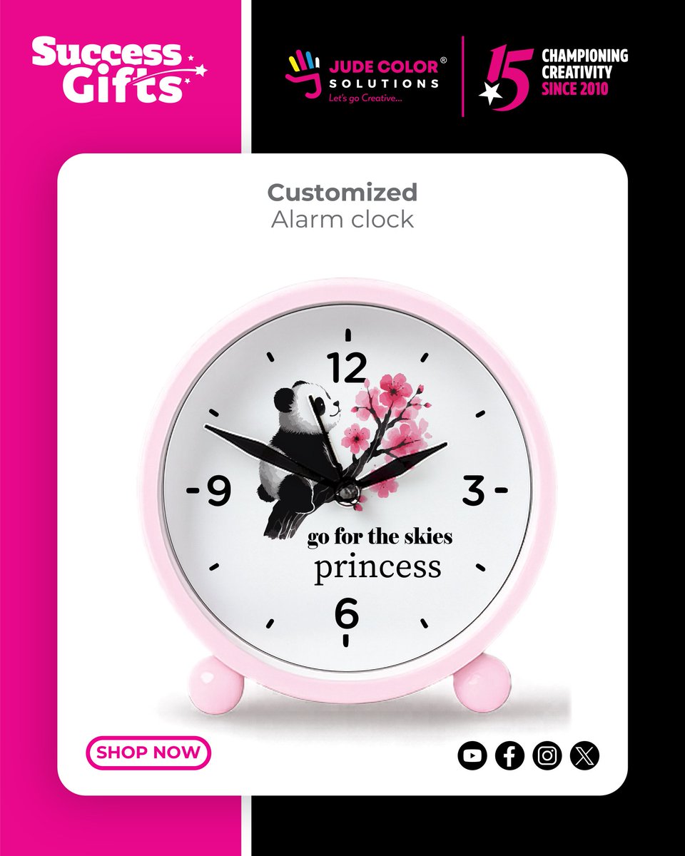 jude_color's tweet image. No snooze button on success, candidates!
📖 Alarm set? Books ready? Future secured!
#AlarmClocks #JCS #SuccessSeason2025 #15YearsOfChampioningCreativity #JudeColorSolutions #LetsGoCreative