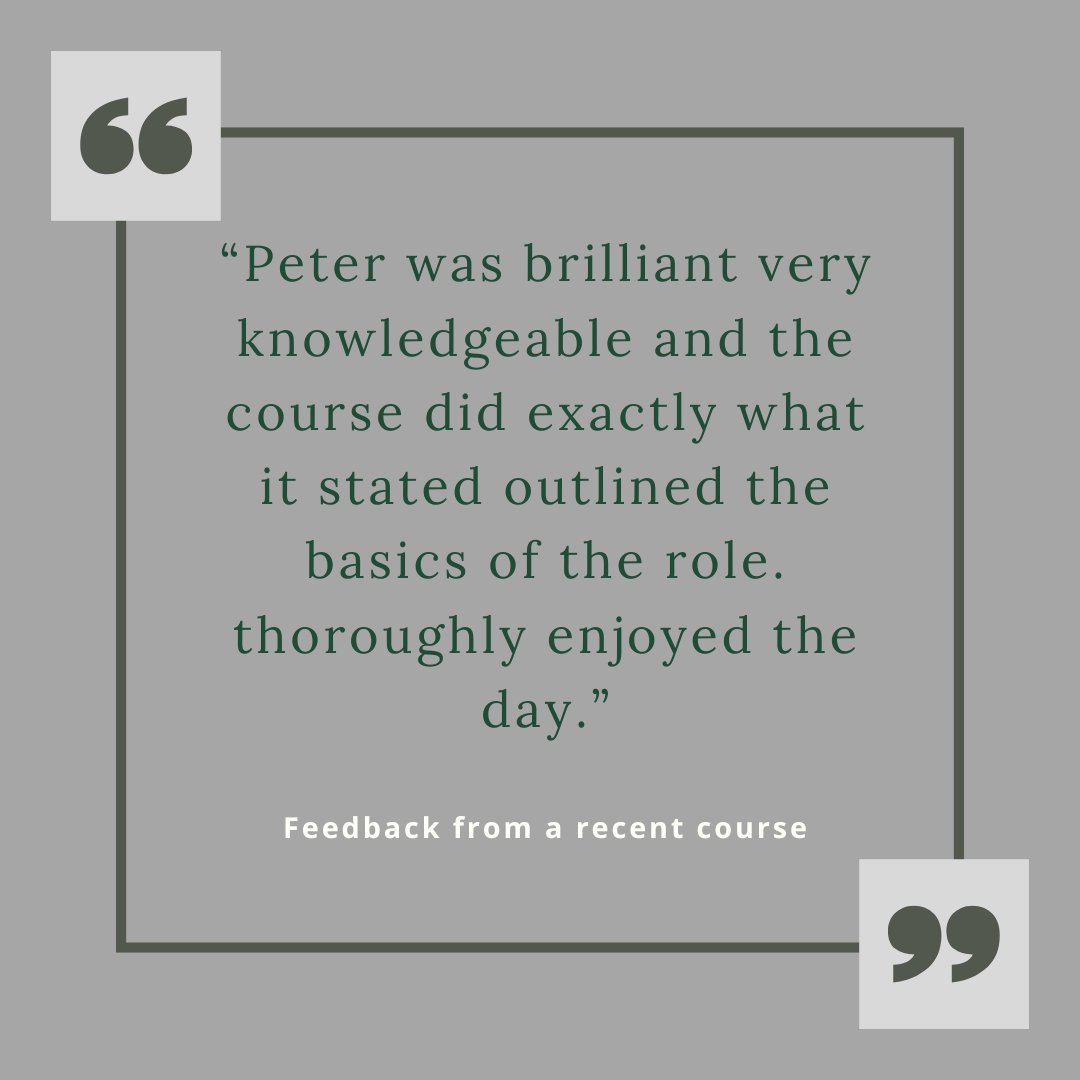 peteredwardslaw's tweet photo. Some recent feedback from my Becoming an #MHAA Training Course. The winter courses are out now an can be booked here https://t.co/xJ8BY4pHYq https://t.co/dYjSW0zJji