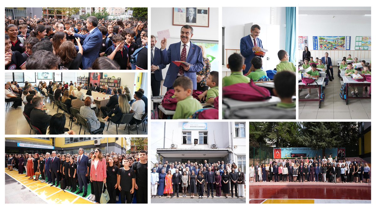 💌 "Mektuplar Yürekten, Ziyaret Aniden” ✍🏻

Millî Eğitim Bakanı <a href="/Yusuf__Tekin/">Yusuf Tekin</a>, Atatürk İlkokulu öğrencilerine unutulmayacak hatıra yaşattı. 

Geçen yıl okuma yazmayı öğrenmelerinin ardından samimi satırlarla mektup kaleme alan miniklerin davetine icabet eden Bakan Tekin, yeni