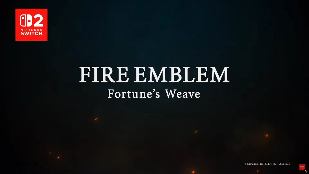 Fire Emblem: Fortune's Weave announced at today's Nintendo Direct! Coming 2026.