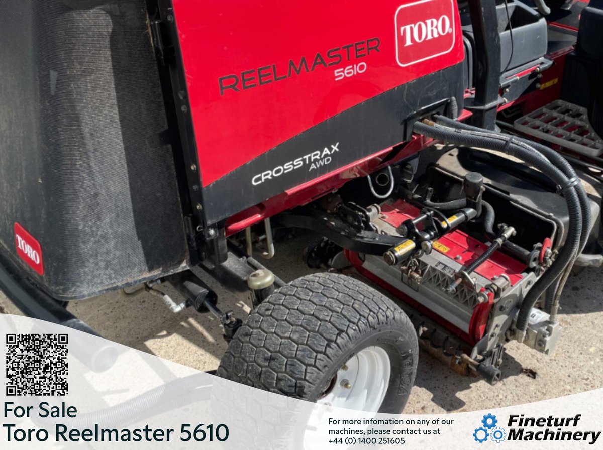For Sale: Toro Reelmaster 5610 Cylinder Mower      

Learn more about this machine: fine-turf.co.uk/groundcare-mac………     

For more information contact us at +44 (0)1400 251605  #golfcoursemaintenance #Toro #Toroforsale