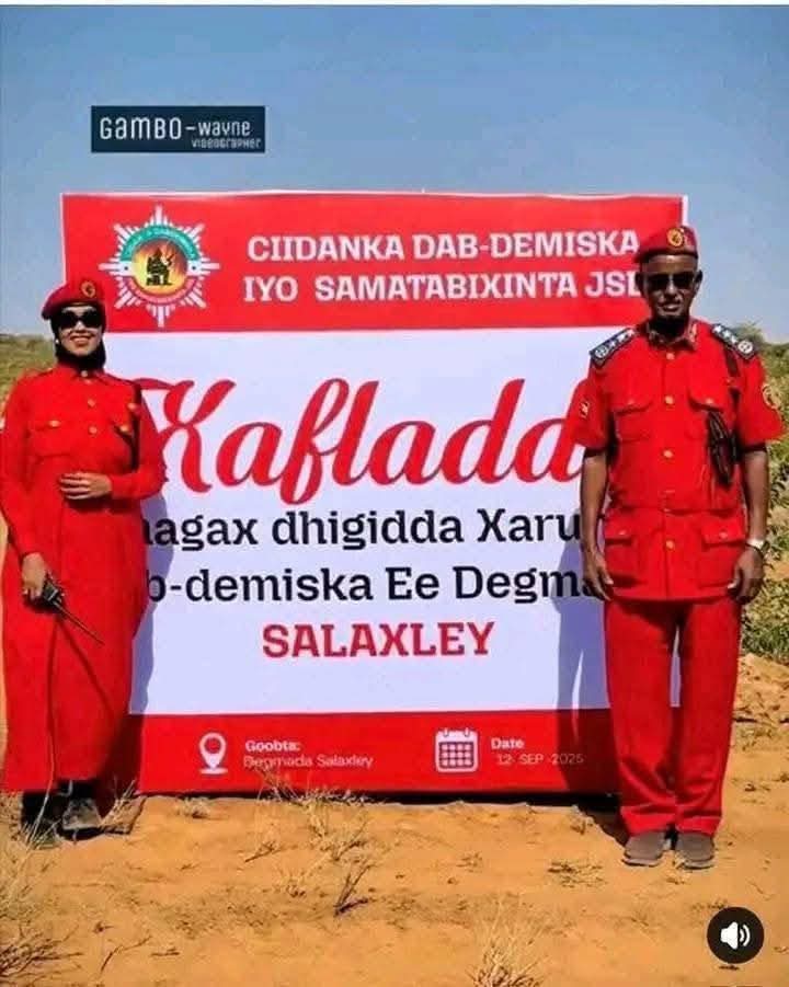 AbdiazizHaaruun's tweet photo. Somaliland President, H.E. Abdirahman Cirro laid the foundation for transformative projects in Sallahley, including banking, health, water, and social infrastructure, advancing public services and socio-economic progress in line with the New Government’s vision #UnityandAction https://t.co/FUjMYFxyJz