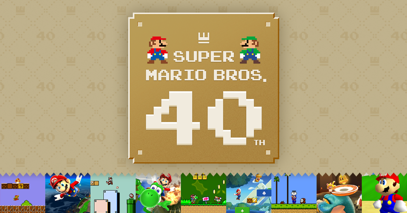 Nintendo's tweet photo. [任天堂HP]「スーパーマリオブラザーズ40周年」のページを公開しました。
1985年9月13日、ファミリーコンピュータ『スーパーマリオブラザーズ』発売から今年で40周年。「スーパーマリオブラザーズ40周年」に関する情報をお届けしていきます。
#スーパーマリオブラザーズ
https://t.co/3ozqipbiYg