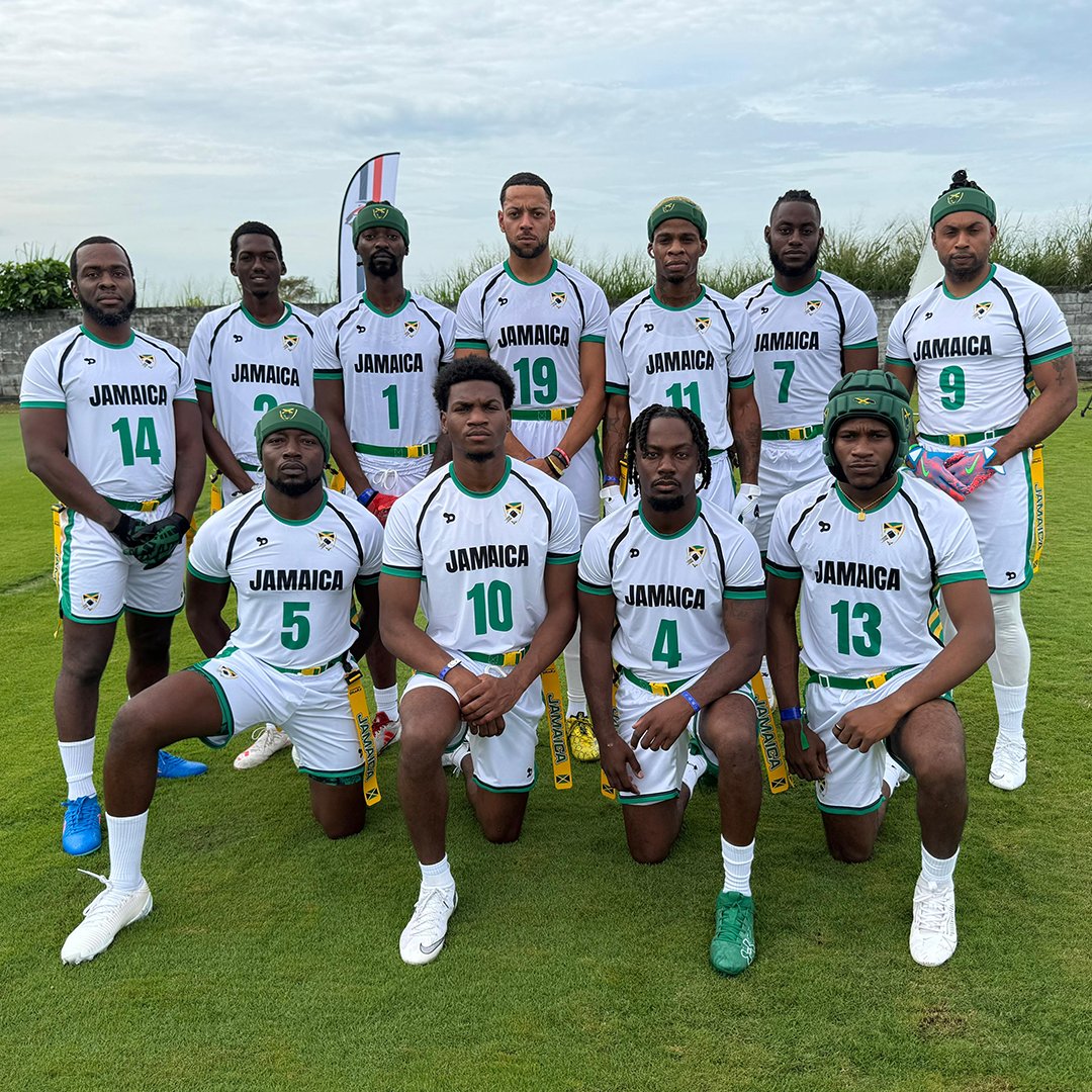 🏈🇯🇲 Bold. Fast. Unstoppable.
This is more than a game — it’s Flag Football Jamaica.
Where speed meets skill and legends are born. 💨🔥
Let's Get it!! 💪 ⚡

#FlagFootballJA #UnstoppableEnergy #GameOn 🟢🟡⚫