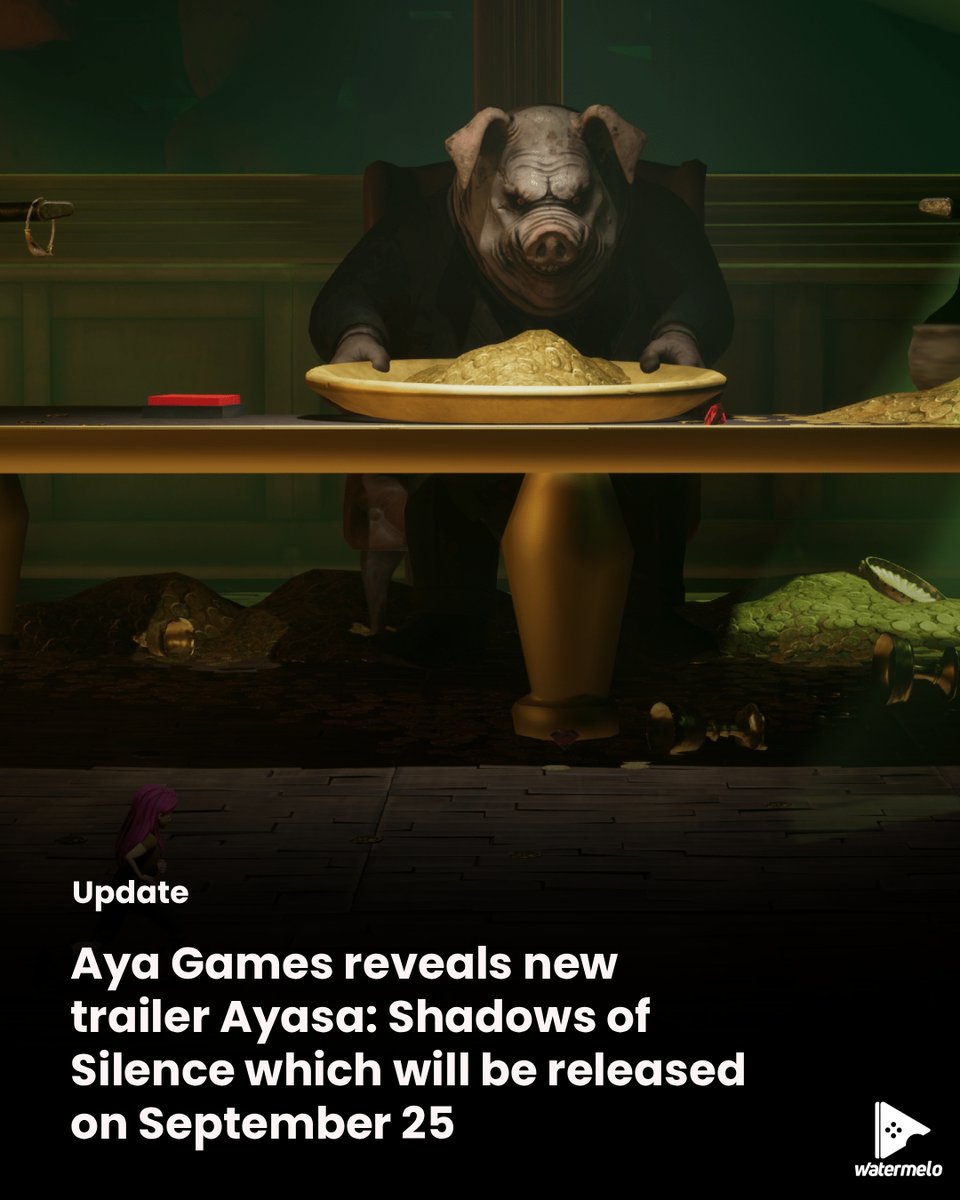 Watermelo (@watermelobr) on Twitter photo Aya Games (<a href="/_ayagames_/">Ayasa: Shadows Of Silence 🔜 September 25</a>) unveiled a new trailer confirming that Ayasa: Shadows of Silence will officially launch on September 25 for PC via Steam and the Epic Games Store. The title is a dark dialogue-free fable told entirely through pantomime imagery and Komitas-inspired music. Aya Games (<a href="/_ayagames_/">Ayasa: Shadows Of Silence 🔜 September 25</a>) unveiled a new trailer confirming that Ayasa: Shadows of Silence will officially launch on September 25 for PC via Steam and the Epic Games Store. The title is a dark dialogue-free fable told entirely through pantomime imagery and Komitas-inspired music.