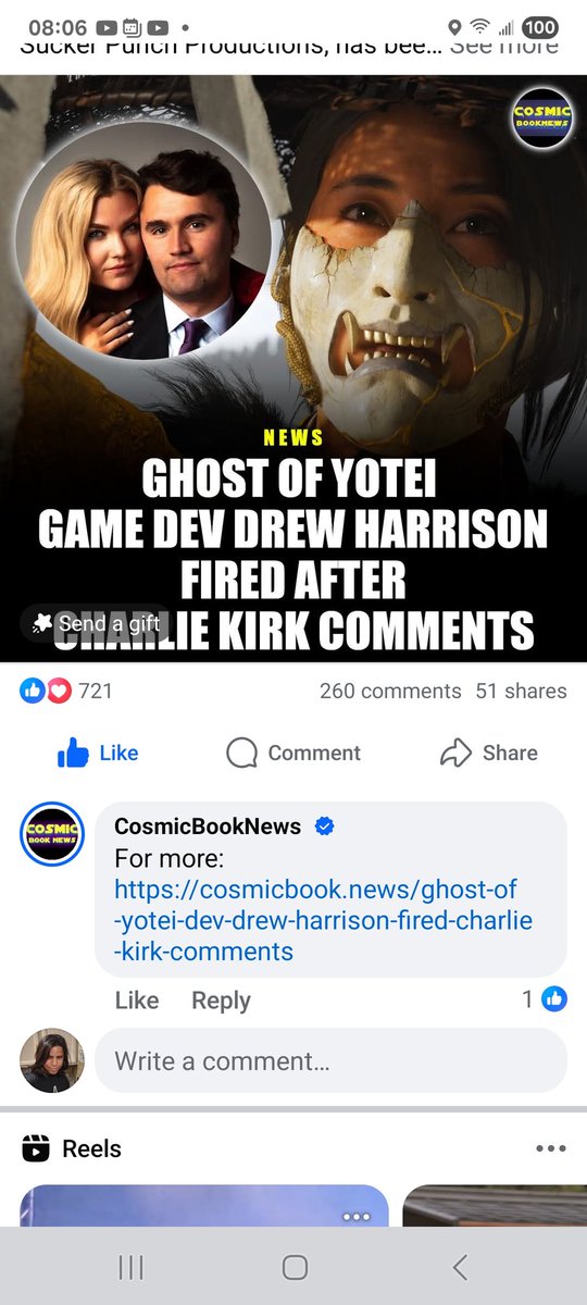 Darch_Ang31's tweet photo. W @Asmongold ...saw a clip of him talking about these sick game devs supporting Charlie Kirks death. As an employee of an organization you should be more mindful of your online presence and comments, especially when it could reflect negatively on your company or product. https://t.co/U9tSLkPzEy
