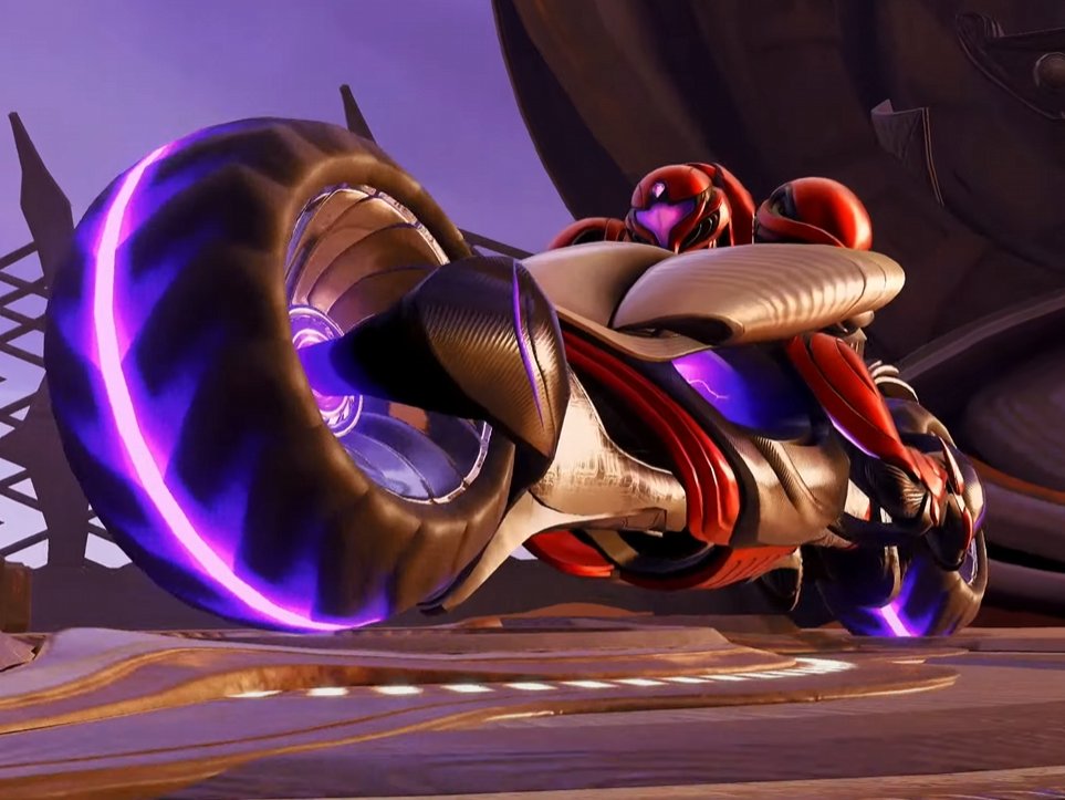 This is the toughest shit I've ever seen. Giving Samus a motorcycle is the most inspired decision they coulda made.