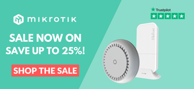 ⚡ Upgrade your network for less! Our #MikroTik Sale is on now – save up to 25% on high-performance routers, switches and wireless gear built for professional connectivity.

Stock is limited, so don’t wait – shop the sale today!

👉 loom.ly/YkMZ8OE