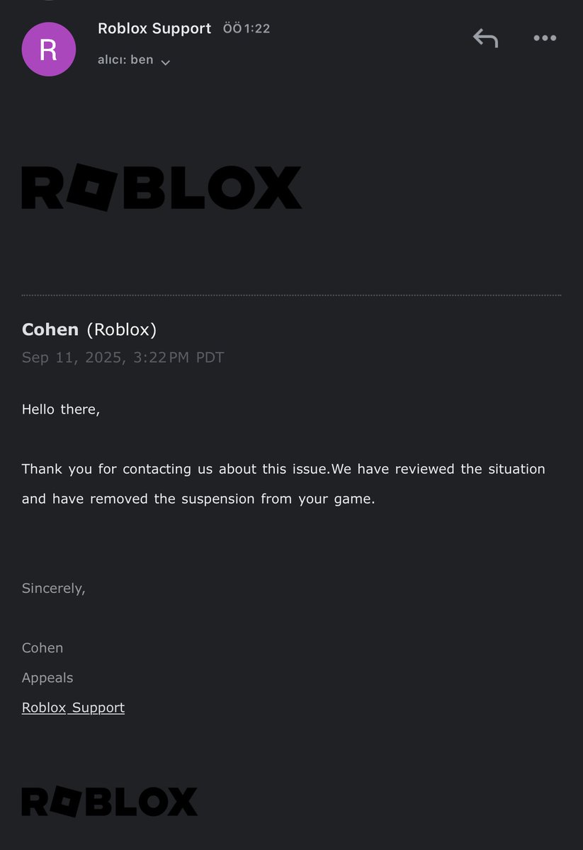 EzlersStudio's tweet image. I cant still publish my game whats this roblox moderation and customer support????
#robloxmoderation #roblox