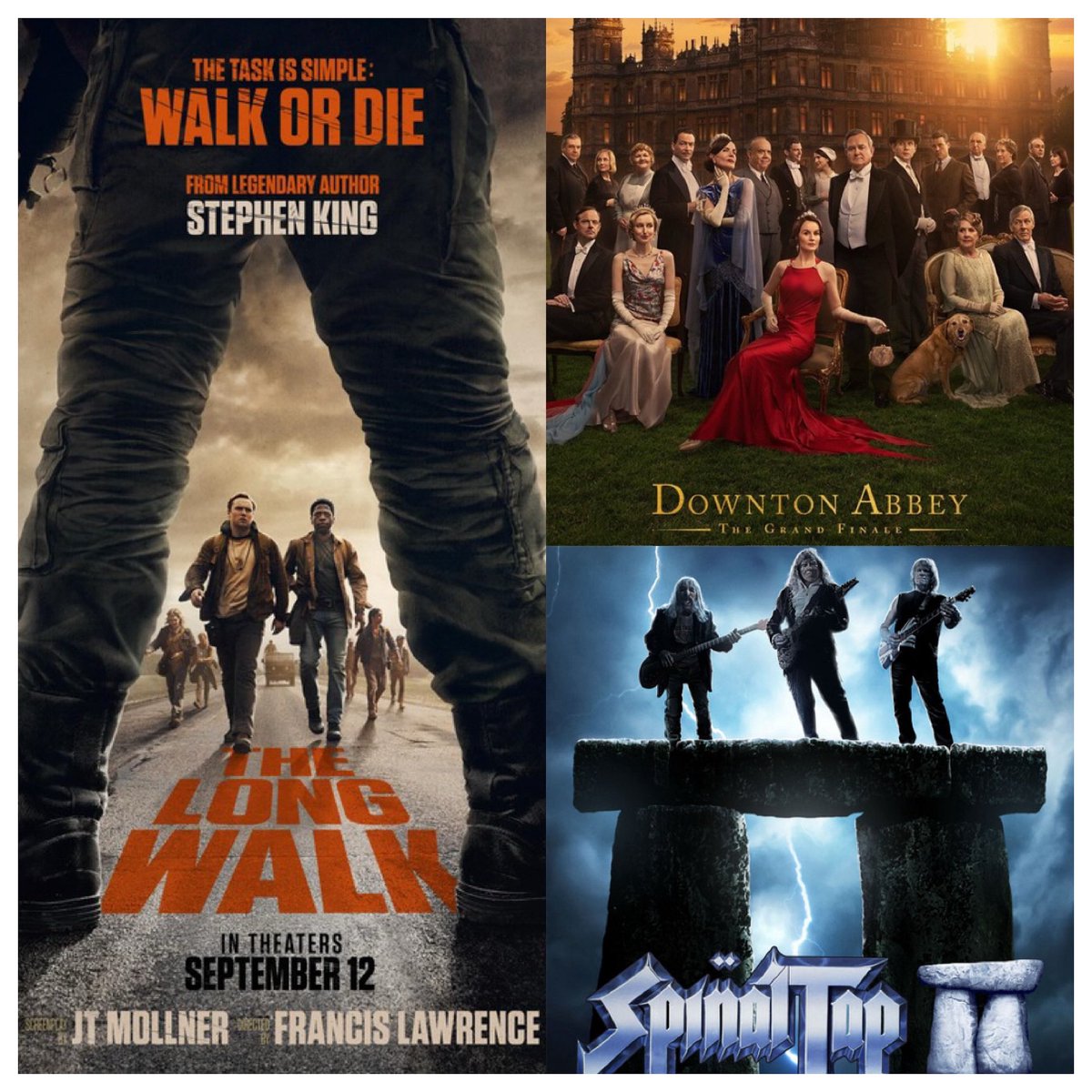 WreckLeaguePod's tweet image. What do you plan on watching this weekend?
#DowntonAbbeyTheGrandFinale #TheLongWalk and #SpinalTapIITheEndContinues are all in theaters
#WreckLeaguePodcast
