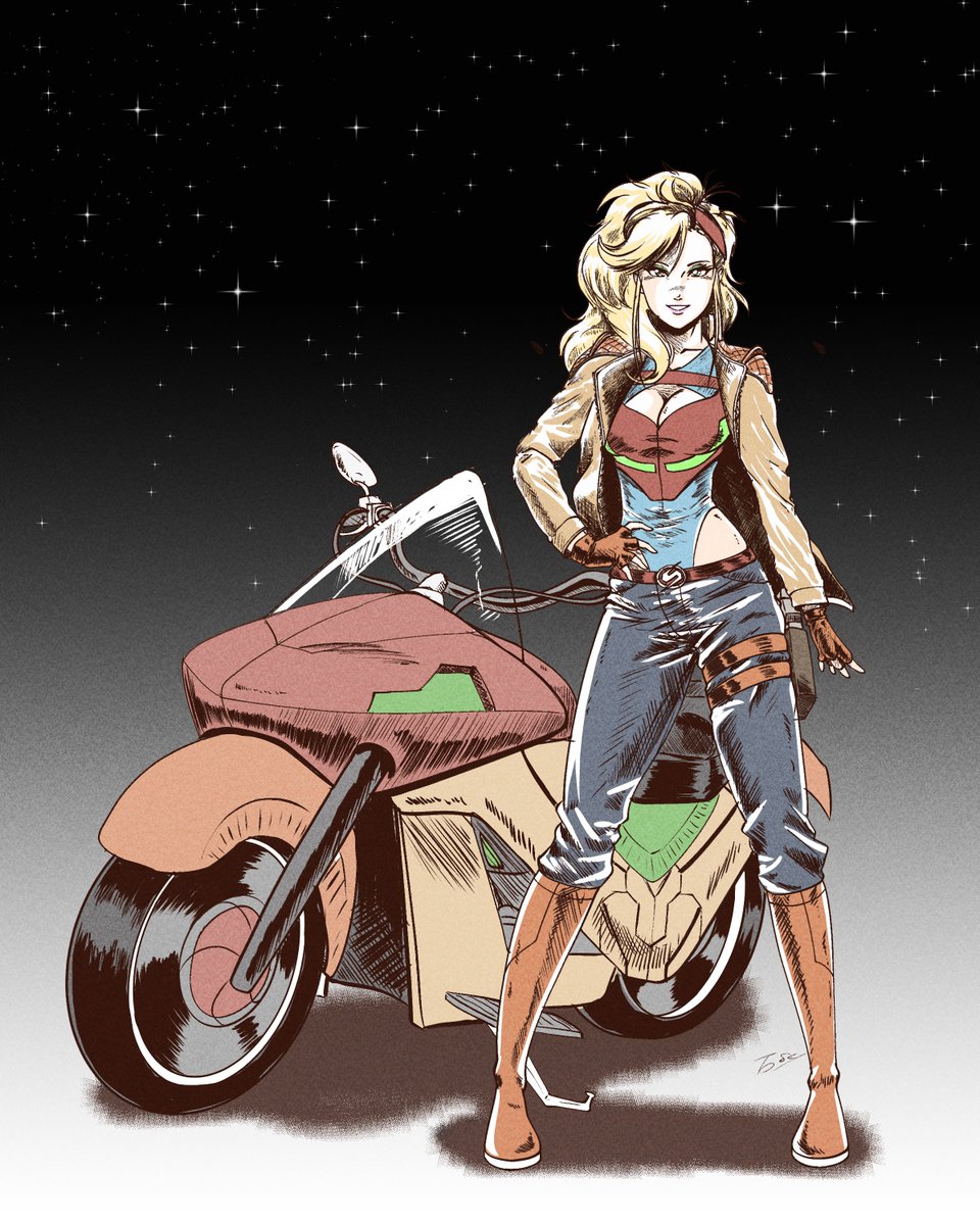 Samus on a motorcycle, you say?

(From a re-design 2 years ago!)

#Metroid #SamusAran #MetroidPrime4Beyond
