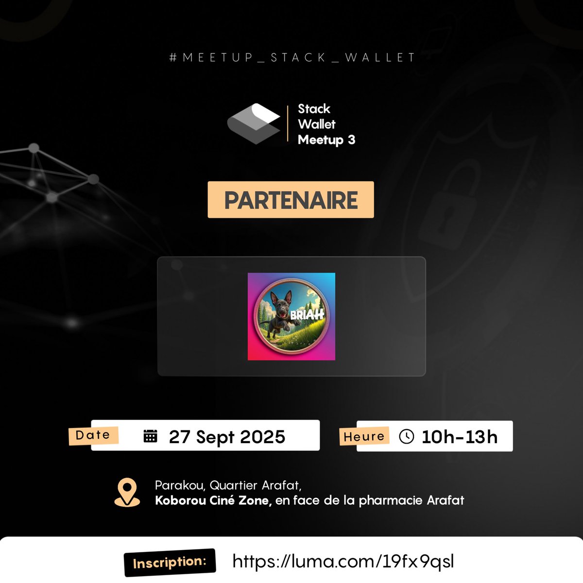 TJilius's tweet photo. 🚀 Êtes-vous prêts ?

📍Le 27 Septembre 2025 à 10h à Parakou-Stack wallet (Bénin)

J’aurai le plaisir de présenter @BriahOnPulse , un projet mondial qui ne cesse de grandir. Ensemble, soutenons ce merveilleux projet. Le lancement de @CoinWellio arrive très bientôt ❤️❤️❤️ https://t.co/nK2woMfo0D