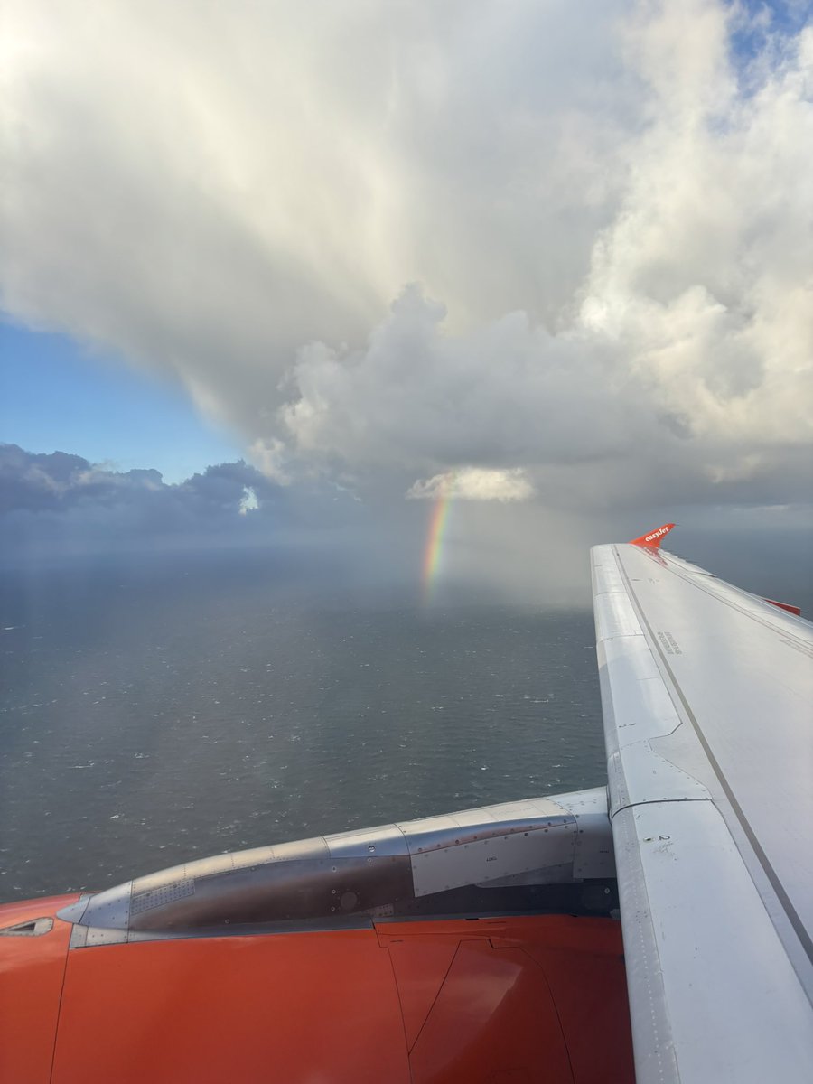 Johnathan &amp; I landed in Amsterdam safely!

We were greeted by many rainbows 🌈 

Back to England on Monday!