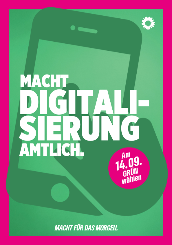 💻 Verwaltung digital und einfach – damit du mehr Zeit fürs Leben hast. Deine Stimme zählt! Am 14.09. GRÜN wählen 💚