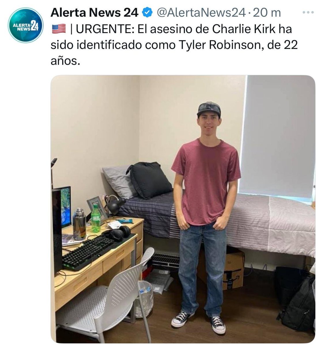 Acá viendo como el men que le disparo al tal Kirk no es negro, latino, ni de izquierda.

Que feo se les va a caer el relato a nuestras a muchas cuentas por acá.