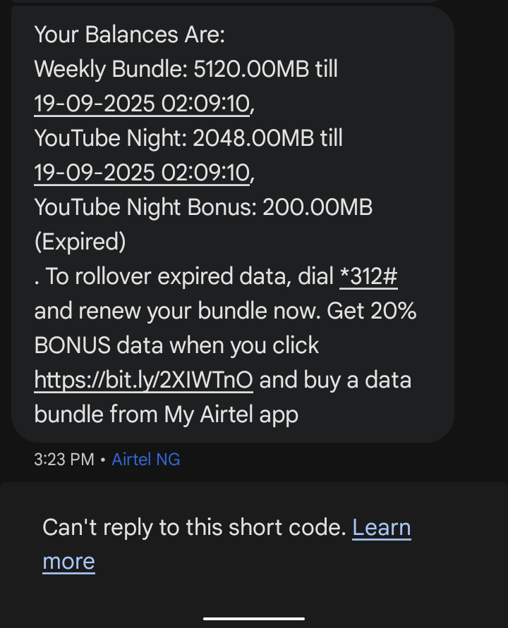 Data received with thanks.
I really appreciate, sir.