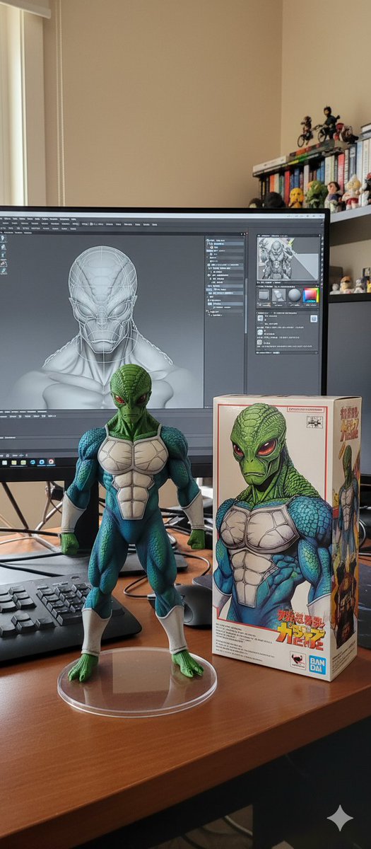 YseaAlejandro's tweet photo. ¡Cuando tus libros se convierten en un juguete de Bandai! 🤖 Las portadas de las Crónicas del Dreamverse  con un toque de i.a ¿Genial, verdad?

#Bandai #BandaiToy #ActionFigure #ToyDesign #ArtificialIntelligence #JuguetesPersonalizados #FiguraDeAcción #InteligenciaArtificial https://t.co/Tcmz8g80c6