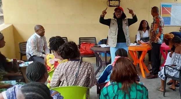 fhi360's tweet photo. In Kinshasa, #DRC women restaurant owners are serving more than meals — they’re #mpoxprevention ambassadors 🛡️ with training support from the EpiC project.

#DRC #Mpox #PublicHealth #DiseasePrevention #FHI360EpiC https://t.co/fu84Aqb9MR