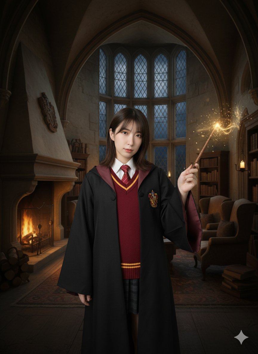 母に「あの流行ってる、犬がフィギュアになってるやつ見たいからやって〜！」と言われハマるだろうからという理由で自ら避けていたのにAIアプリをインストールし、案の定楽しむ技術を取り入れてAIちゃんに憧れのグリフィンドールにしてもらいました