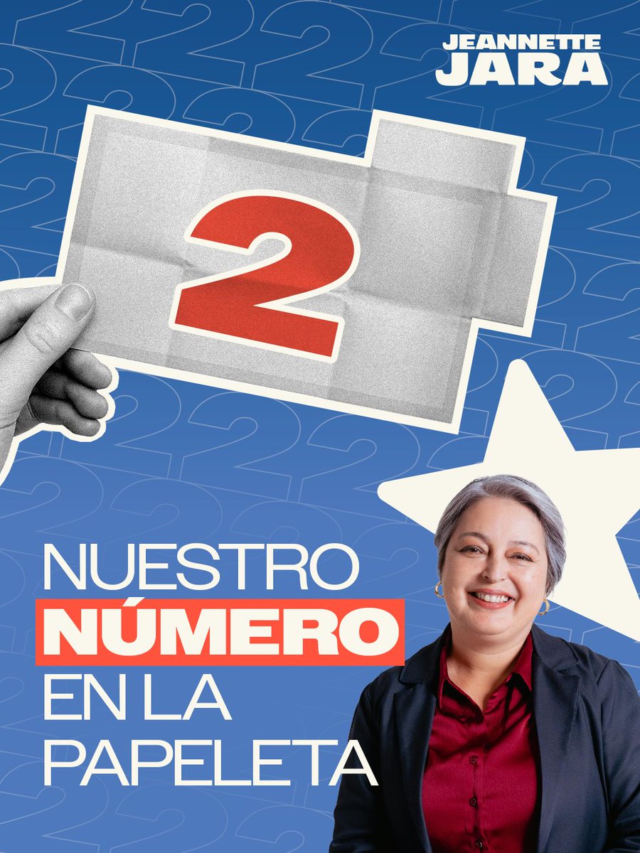 ¡Es oficial! Somos el número 2 en la papeleta ✌🏼‼️