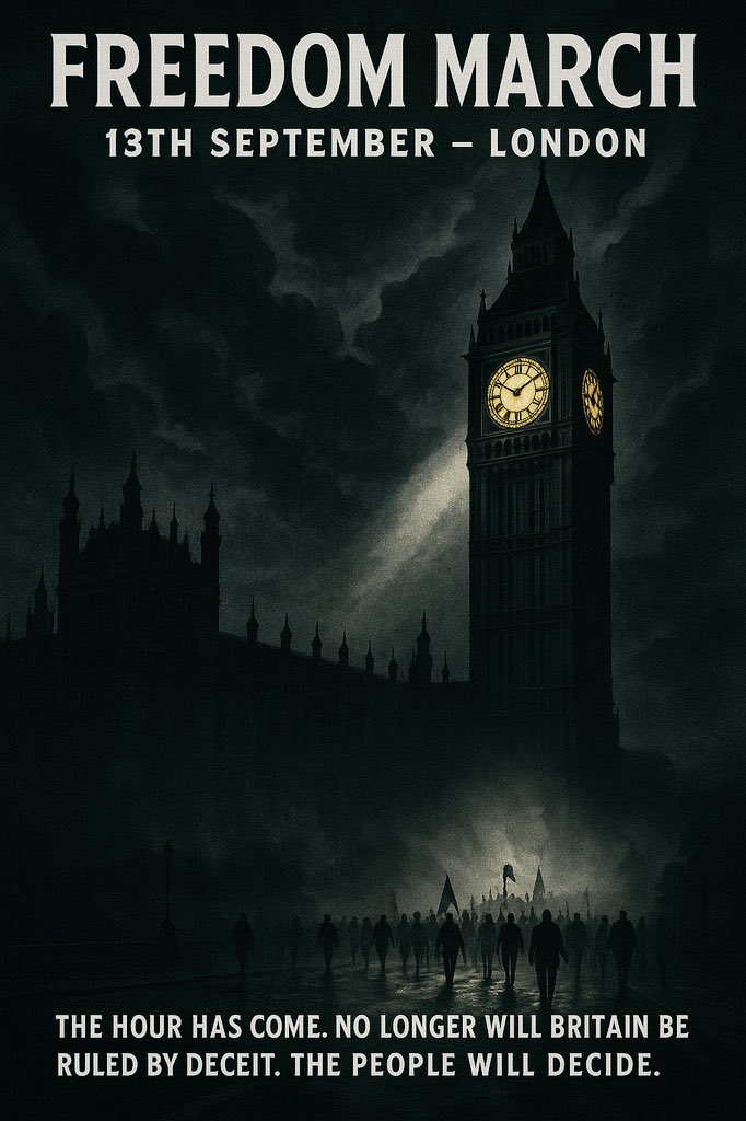 ScarlettCeres's tweet image. While you are praying, please pray for the UK 🇬🇧 Patriots marching for their freedom on September 13th. Pray for their protection going to, during and after. #IStandWithUK #FreedomMarch