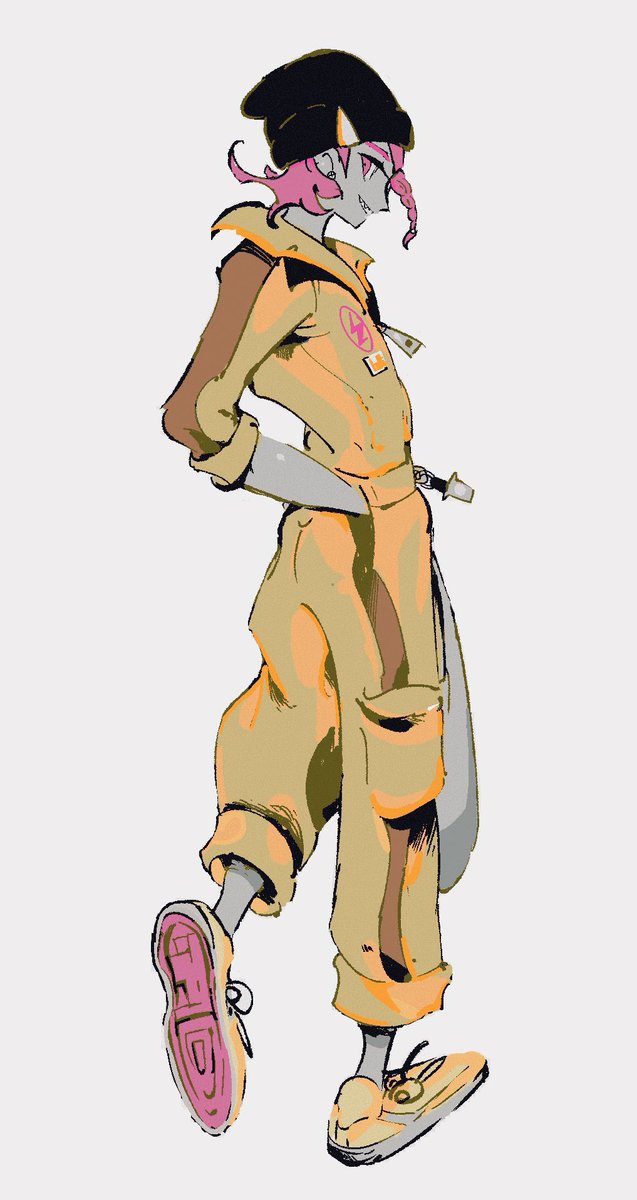 昔描いた左右田和一」|革蝉のイラスト
