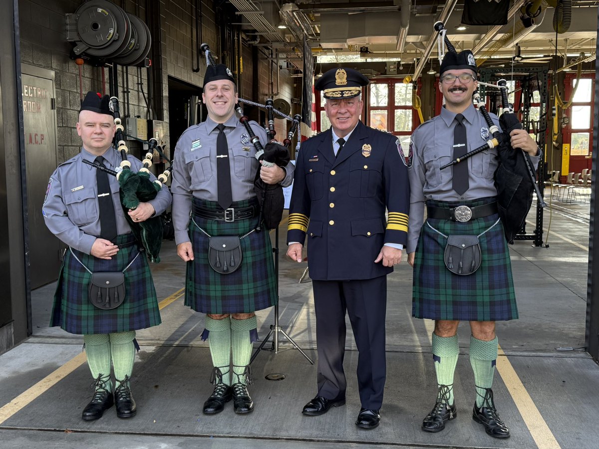 Our <a href="/FairfaxCountyPD/">Fairfax County Police</a> Pipe and Drum Band is off the ground, outfitted and growing. JoinFCPD.com