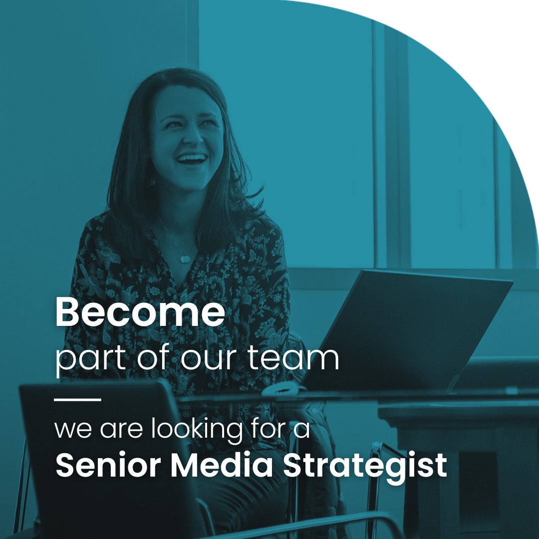 We’re hiring a Senior Media Strategist! ✨ If you thrive in fast-paced environments and love collaborating with clients and teams to deliver results, this role is for you. Apply now!  bit.ly/47Ble0E