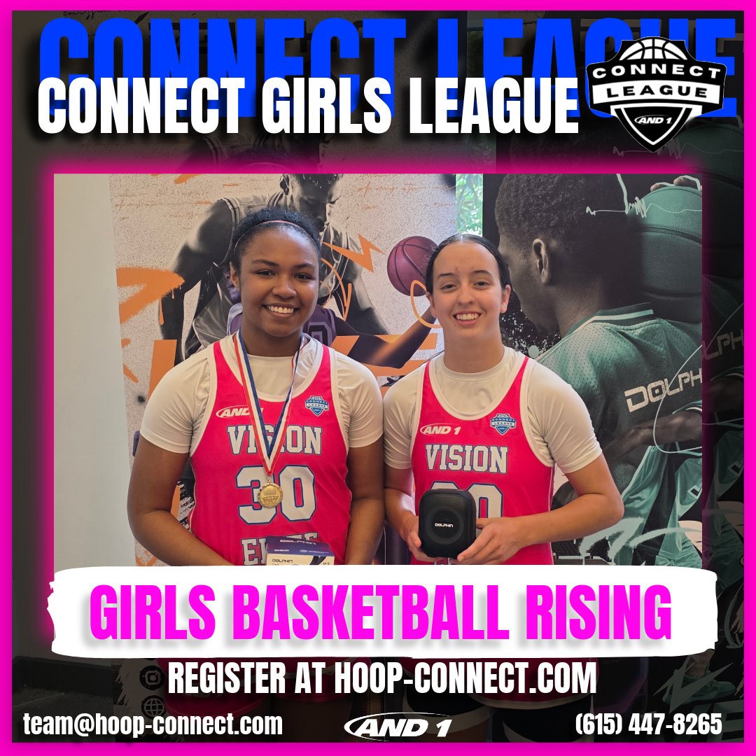 Girls basketball is rising fast in the Connect League! The stage is set for the next wave of talent to shine in 2026.

 Who’s ready to compete and claim the National Championship ? 🏀

👉 Register today at hoop-connect.com