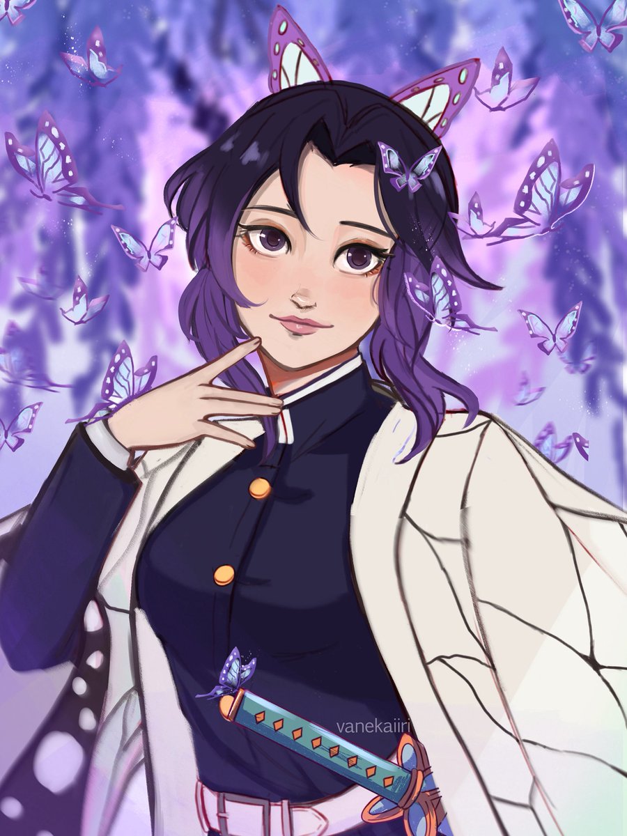 “The moon looks lovely tonight” #shinobu #DemonSlayer