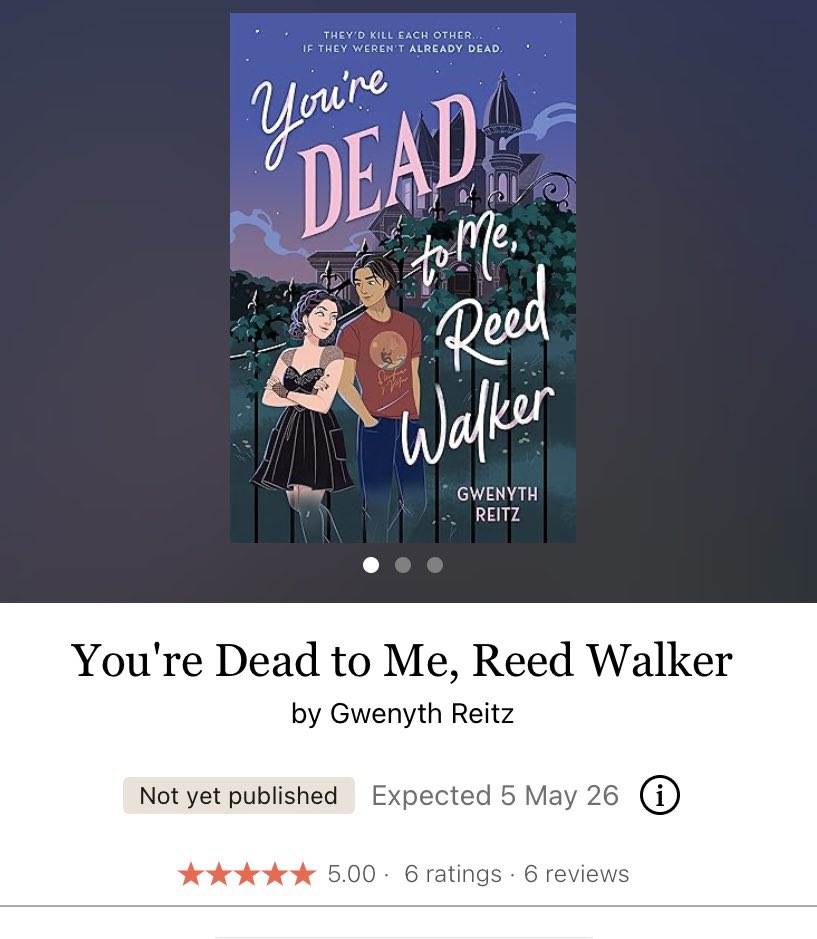 I currently am only 9 Goodreads adds away from 150! 

When I reach that ✨mini milestone✨ I’m giving away a query and first chapter critique! 

So if you’re intrigued by YOU’RE DEAD TO ME, REED WALKER then add it to #goodreads today! 

#amreading #writingcommunity #Debutauthor