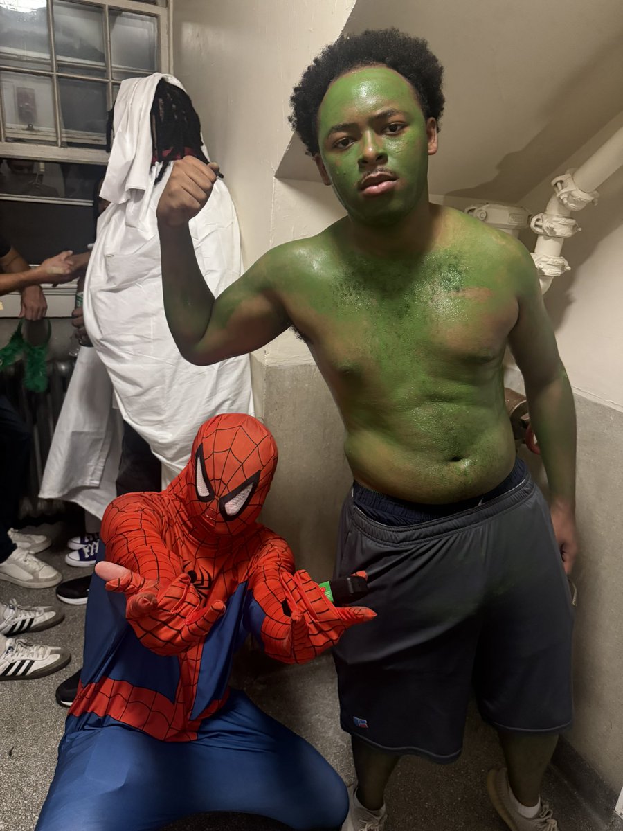 Blueish, green, man