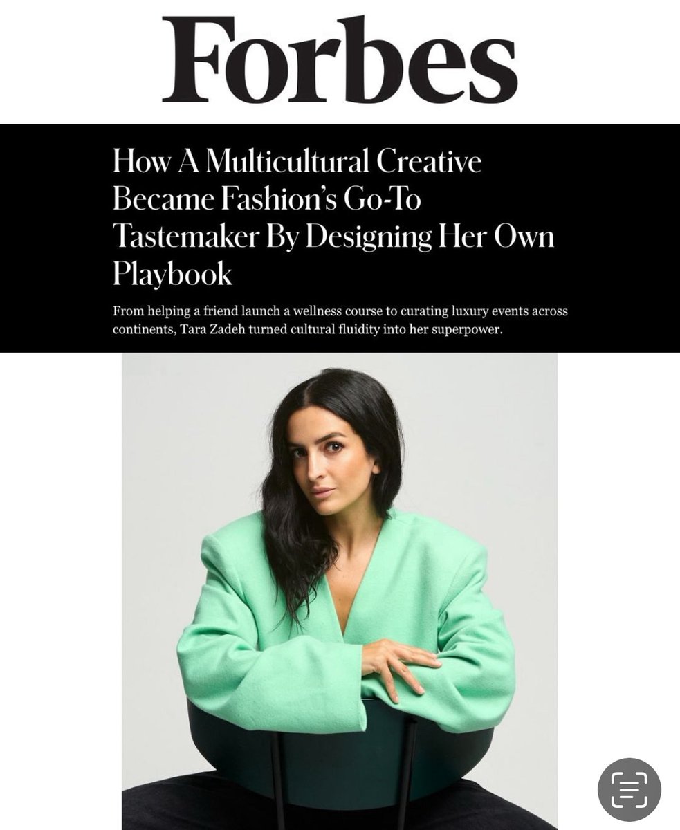 FROM @tarazadeh on Instagram: “Feeling incredibly honored to be featured in @forbes. Huge thanks to <a href="/angelaxlei/">Angie LeiLei</a> for such a beautifully written piece, it means so much.
From my early days as an art director in magazines, to launching my own brand, and now creating events I’m