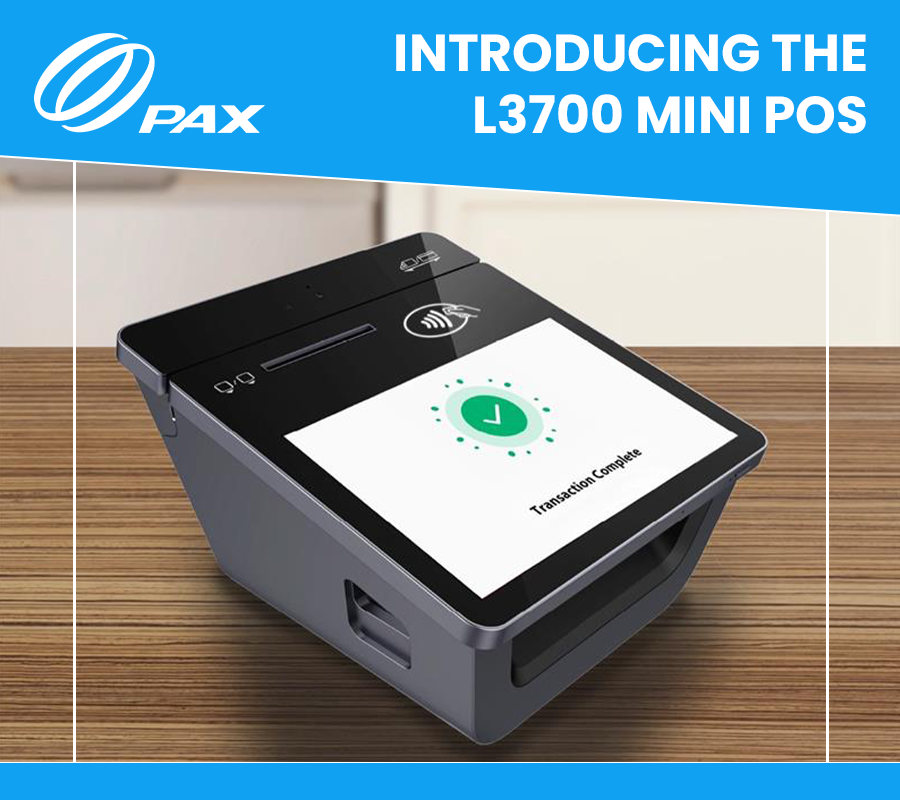 PAX Technology, Inc (North America) (@paxtechnology) on Twitter photo Introducing the L3700 Mini POS. This compact, semi-integrated device packs a full #POS experience into a tiny footprint, perfect for saving counter space without sacrificing performance. Learn more: lnkd.in/eNPzbzvd #RetailTech #Payments #PAXTechnology Introducing the L3700 Mini POS. This compact, semi-integrated device packs a full #POS experience into a tiny footprint, perfect for saving counter space without sacrificing performance. Learn more: lnkd.in/eNPzbzvd #RetailTech #Payments #PAXTechnology