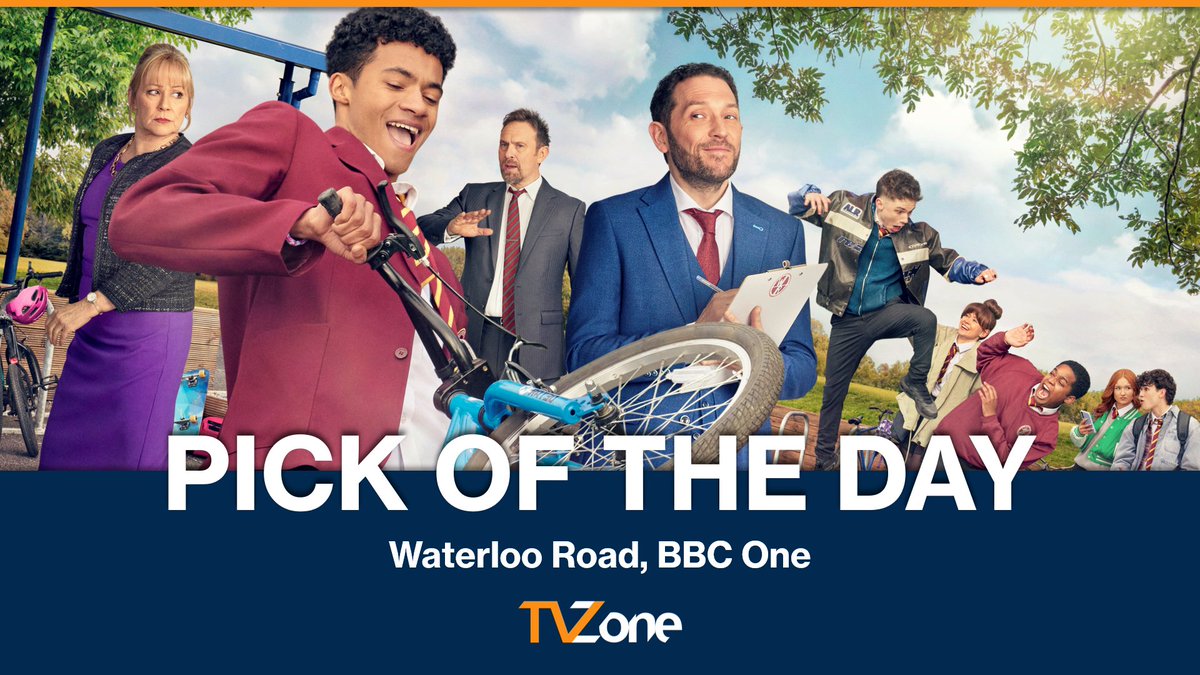 PICK OF THE DAY
#WaterlooRoad, BBC One

Schuey and Agnes cause uproar when they rebel against Stella’s new rules. New teacher Darius Donovan arrives and shakes up the staffroom, while Jack Rimmer returns to school.