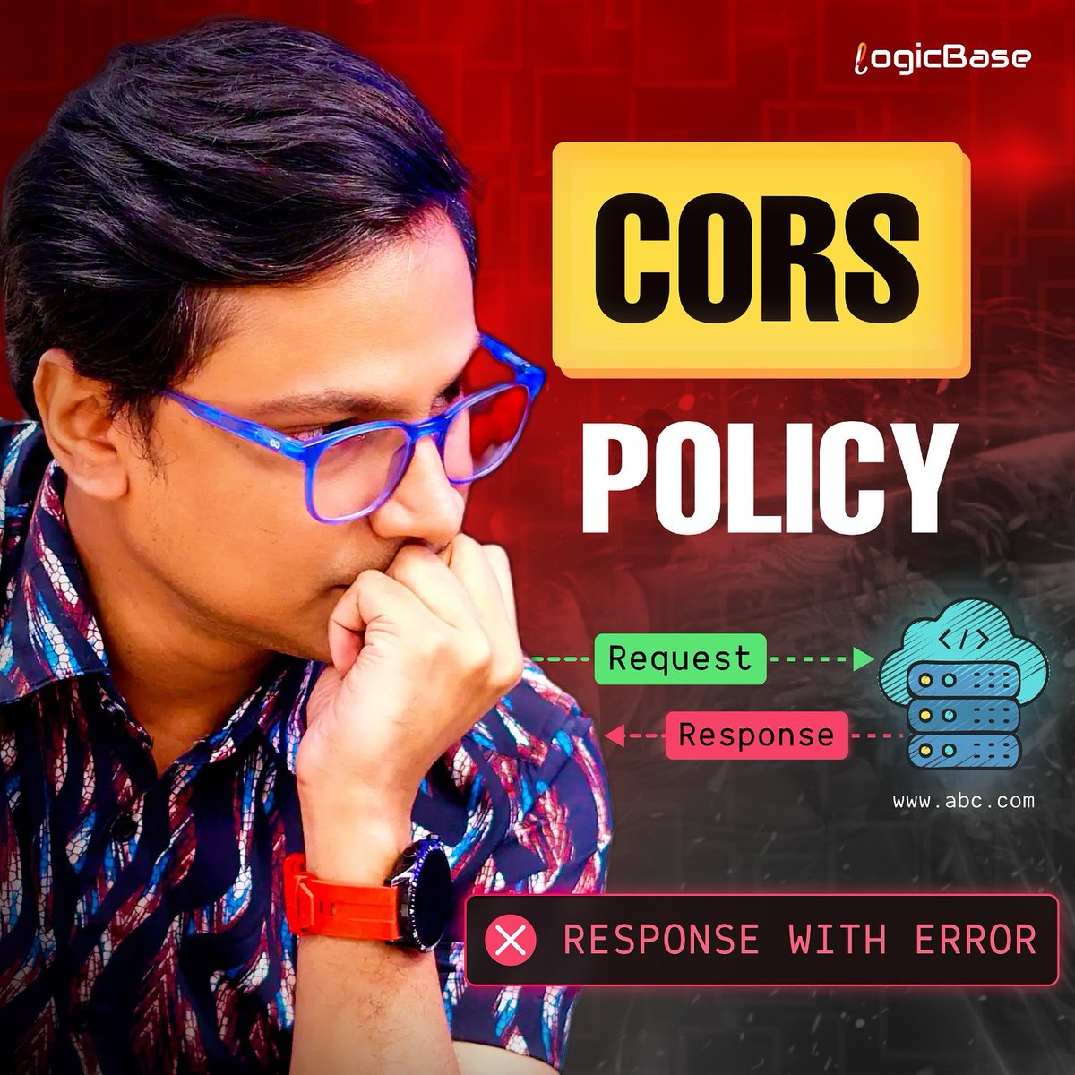 logicbaselabs's tweet image. Tired of the &quot;blocked by CORS policy&quot; error? This tutorial explains Cross-Origin Resource Sharing (CORS) for JavaScript developers. Learn the real fix for API request failures in Node.js, Express, and React.

🚀 Video link - youtu.be/rYVGbOMV8Ng