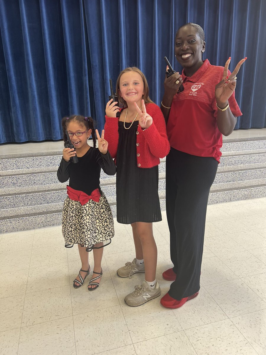 What a inCREdible PBIS assembly today at <a href="/CardinalRidgeES/">Cardinal Ridge ES</a> with “mini” versions of our fearless leader