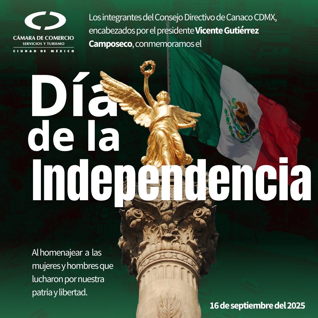 CANACOMexico's tweet image. Los integrantes del Consejo Directivo de esta institución encabezada por el presidente @V_Camposeco, conmemoramos el #díadelaindependencia, al homenajear a las mujeres y hombres que lucharon por nuestra patria y libertad.