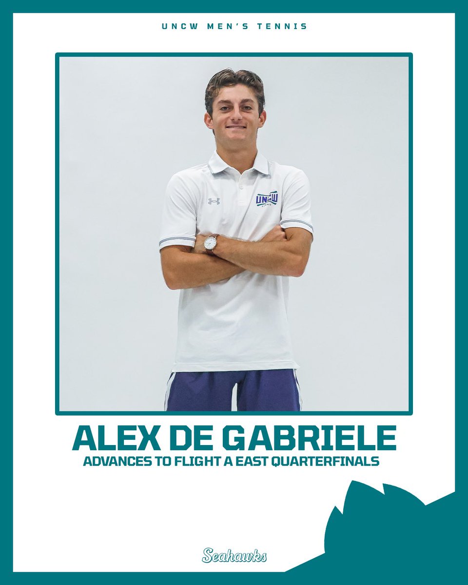 Alex de Gabriele advances to the Flight A East quarterfinals at the Elon Invitational.

He defeated Veljko Krstic (Elon) 4-6, 7-6, 6-4 in the Round of 16.