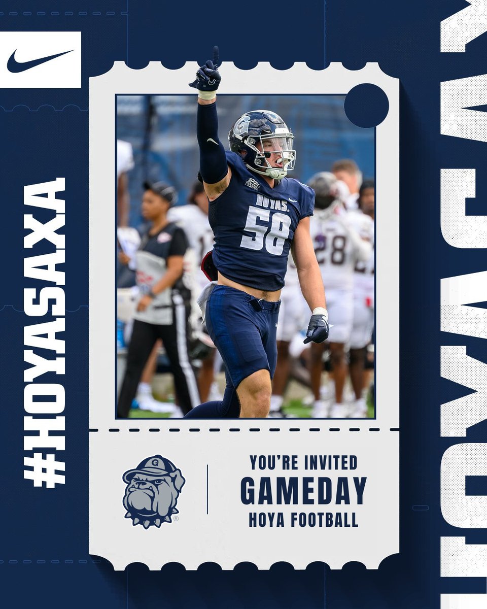 Tommy_Panza's tweet photo. See you tomorrow Georgetown! Let's Go Hoyas! 
@CoachZackGoodFB @KornblueKicking https://t.co/060rd5hviY