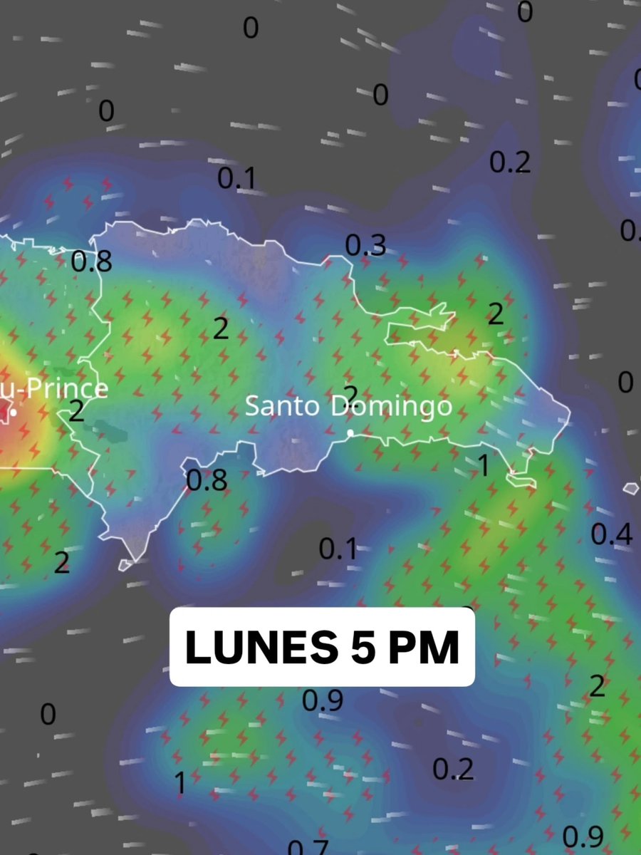 🔴Para el domingo, se alejará la onda tropical y quedarán sus remanentes junto a la vaguada, aportando más períodos lluviosos en la tarde y durante la noche en varias provincias. 

🔴Y el lunes, se mantendrá el calor sofocante dominando al país: algunas lluvias desde la mañana