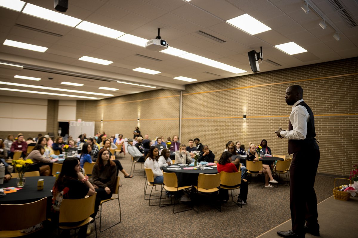 Clark State’s Student Engagement Conference "What is Your Legacy?" is underway. Students are exploring career planning, networking, leadership, resilience, first-generation success and more, with keynote <a href="/freddyshegog/">freddyshegog</a> inspiring them to pursue their goals.