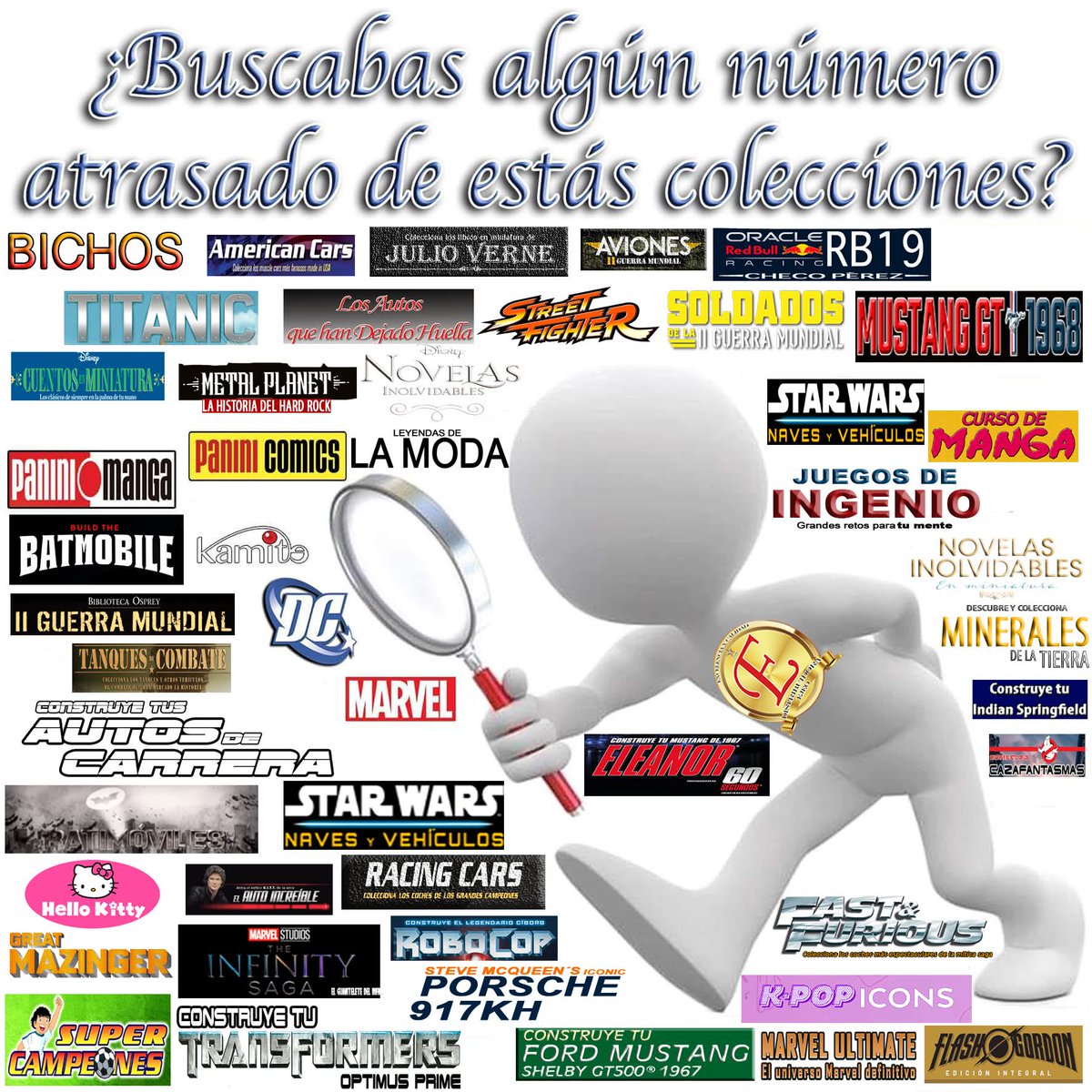 distribuidoejeo's tweet photo. Muy buenos días, contamos con fascículos anteriores
SOLO NÚMEROS ATRASADOS DE COLECCIONES VIGENTES COLECCIONES PASADAS NO MANEJAMOS
NO HAY BARBIE, BISMARCK, VIDEOJUEGOS, NAVES, JAPÓN, DISNEY NOVELAS, ANIMALES
#DistribuidoraEjeo #atrasados #fascículos #anteriores #colecciones https://t.co/rtChooAfQ6