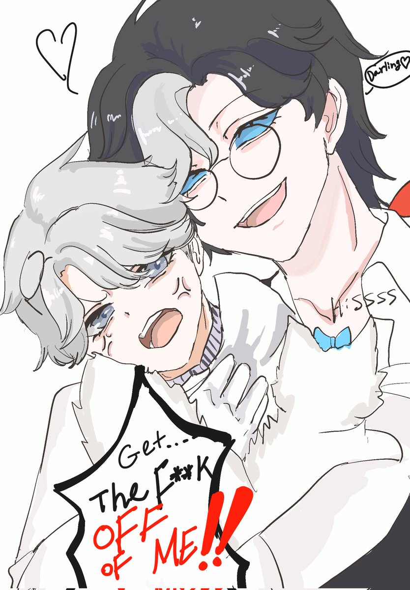 mariesart's tweet photo. You can tell I was lazy AF with the colouring but here you go
D.M x Gatto
#joscarl #DMjoseph #Aesopcarl #josephidv #aesopgatto #IdentityV https://t.co/bOcQhXFEhV